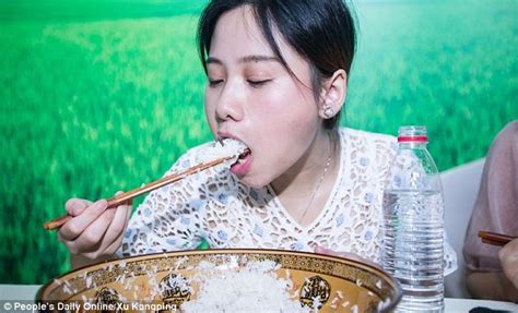 Chinese Woman Devours 9 Pounds Of Rice In One Sitting Daily Mail Online