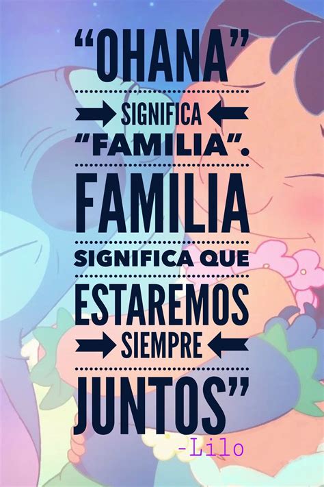 Lilo E Stitch Ohana Lilo And Stitch Disney Characters Quotes Disney