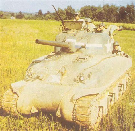 M4 Sherman Us Medium Tank Series Of Ww Ii