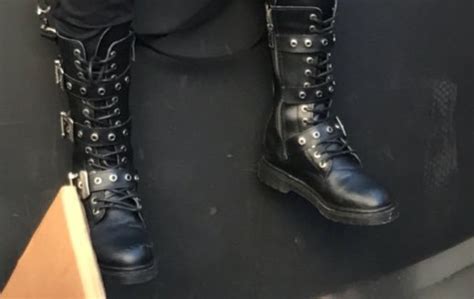 Shoes Black Boots Xxxtentacion Holes Meallic Wheretoget