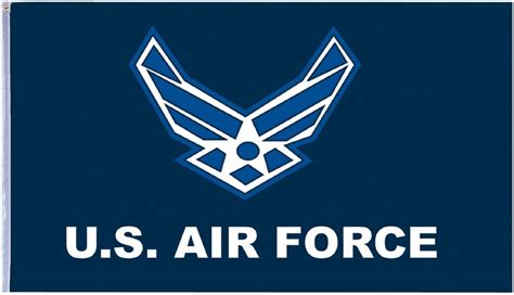 United States Air Force Eagle And Star Insignia Blue And