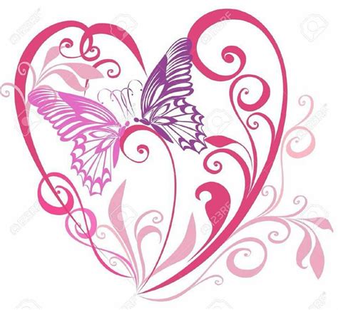 Download Pin by Rosalyn Smaill on HEARTS | Butterflies vector ...
