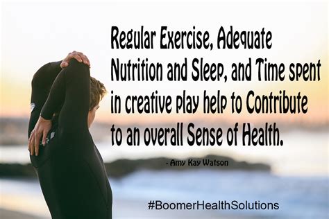 Regular Exercise Adequate Nutrition And Sleep And Time Spent In