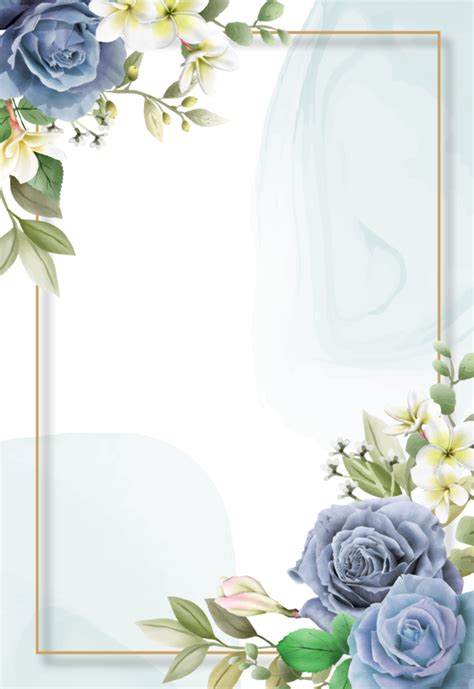 Top 85 Imagen Floral Royal Blue Wedding Background Design Png Ecovermx