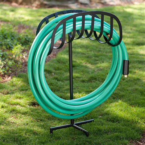 Garden Hose Stand With Brass Faucet Liberty Garden Products Free Standing Garden Hose Stand
