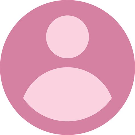 Pink Profile Picture Icon