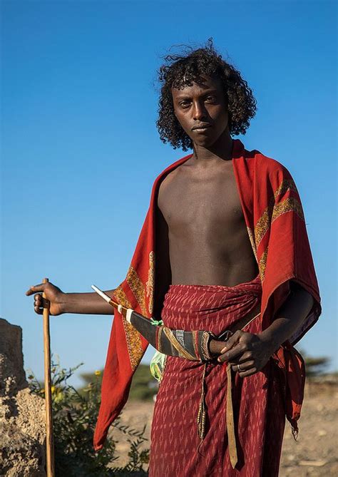 Intriguing Portrait Of An Afar Tribe Man In Chifra Ethiopia
