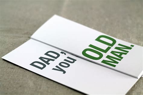 | this is a fun and extra sweet little project you can make for your dad. Funny Birthday Card for Dad Funny Father's Day by FINCHandHARE