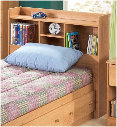 Single Bed With Bookcase Headboard Best Color Furniture For You Check