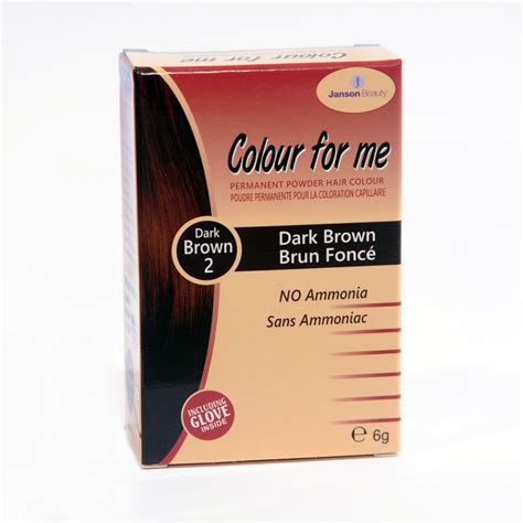 Colour For Me Powder Dye Dark Brown 2 Janson Beauty