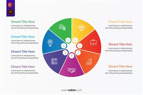 Circular Infographic Flow Chart Process Powerpoint Diagram 492