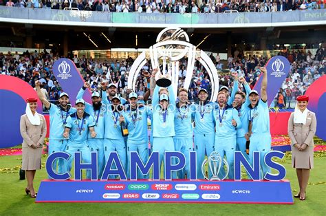 England Cricket Team World Cup Winners Lords 2019 Photograph Picture
