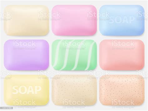 Soap Vector Soaps Isolated On White Collection Of Bathroom Body Hygiene