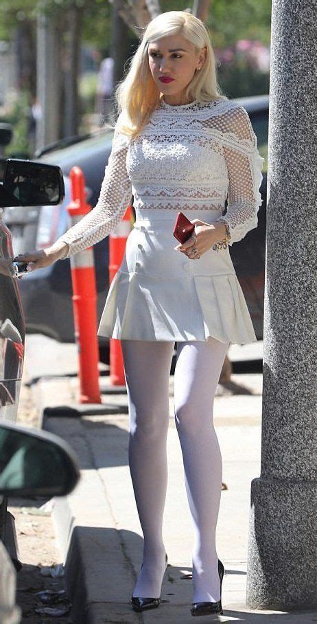 Gwen Stefani White Lace Long Sleeve Dress Long Sleeve Lace Dress
