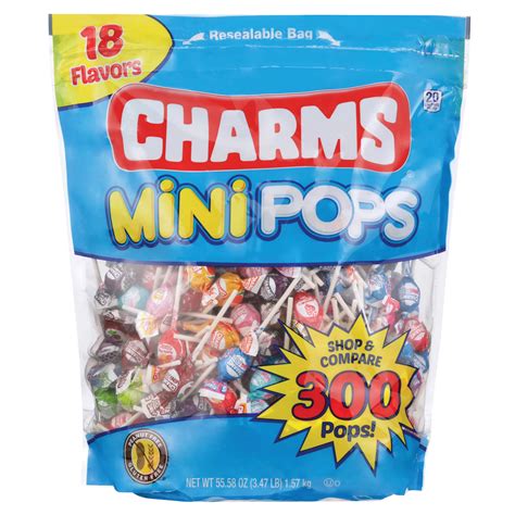 Charms Mini Pops Lollipops Shop Candy At H E B
