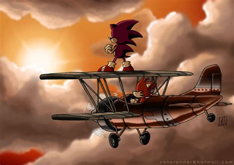 Sonic Mobian Sunset By Zonefox On Deviantart