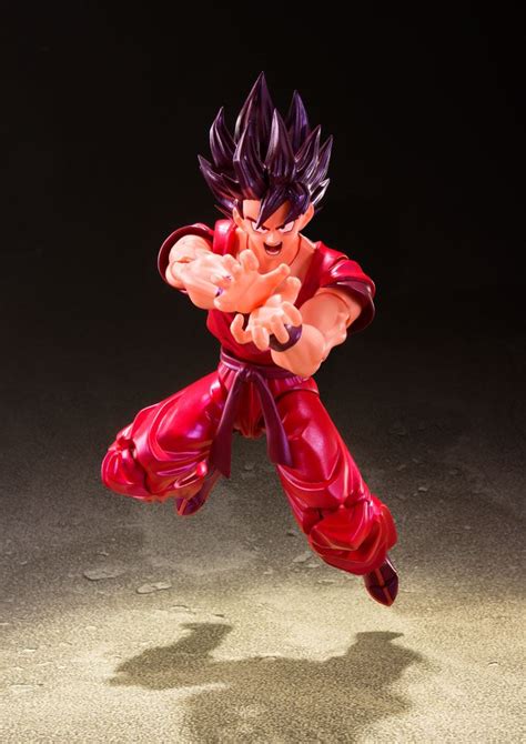 Gokū exécute le kaiōken contre nappa. ShopForGeek | DRAGON BALL Z - Son Goku Kaioken - Figurine ...