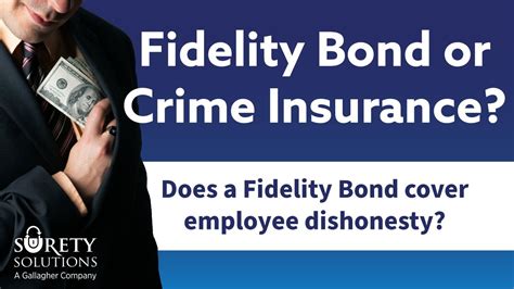Fidelity Bond Or Crime Insurance Whats The Difference Youtube
