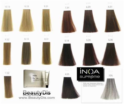 Loreal Inoa Hair Color Chart L Or Al Professionnel Inoa