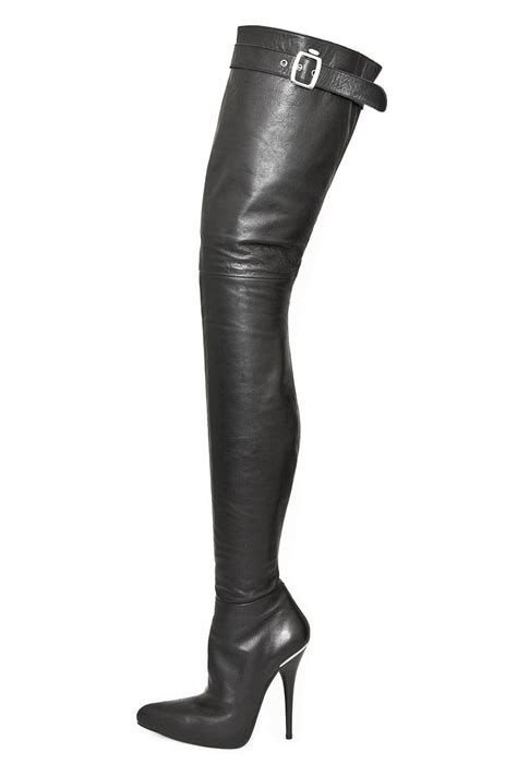 Model 316 High Elegance Made To Measure Boots Leather Thigh High