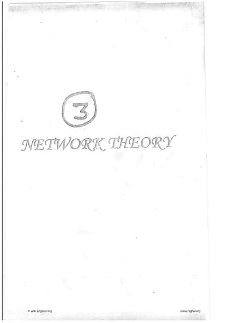 Network Theory Made Easy Hand Written Notes Gate Ece Pdf