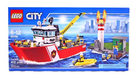 Fire Boat Lego Set 60109 1 Nisb Building Sets City Fire