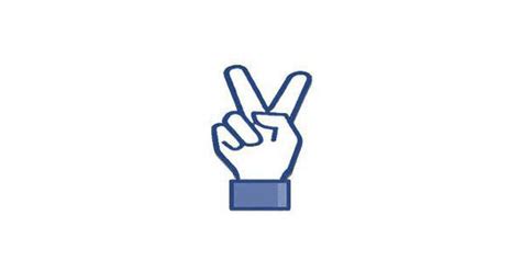 Peace Fingers Emoticon For Facebook Facebook Symbols And Chat Emoticons