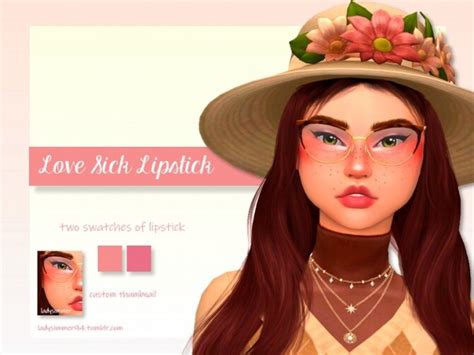 Love Sick Lipstick By Ladysimmer94 At Tsr Sims 4 Updates