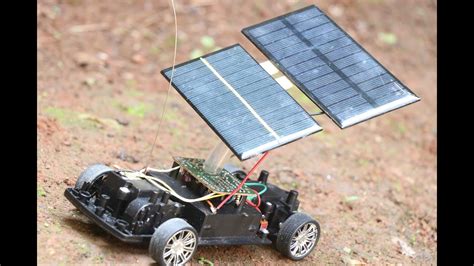 How To Make Solar Powered Remote Controlled Car Youtube
