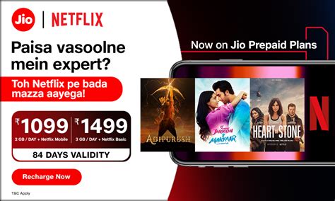 Jio Launches Prepaid Plans With Bundled Netflix Subscription