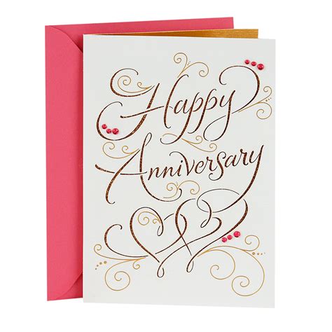 Hallmark Signature Anniversary Card For Couple Happy Anniversary