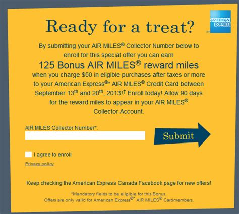 That's enough to redeem for $310 towards your purchases with air miles®* cash Air Miles: Earn 125 Bonus Air Miles When You Spend $50+ With Your Amex Air Miles Credit Card ...