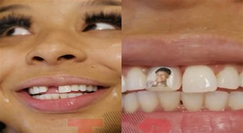 Chrisean Rock Gets Blueface S Photo Added To Her New Tooth