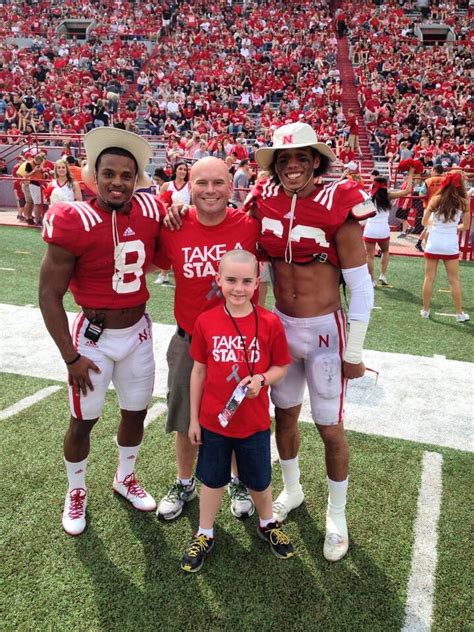 Team Jack With Ameer Abdullah And Kenny Bell At The 2014 Spring Husker