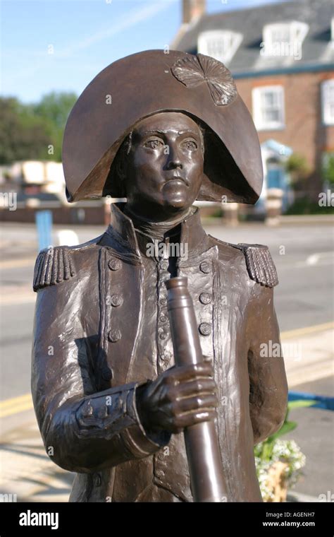 Statue Of Matthew Flinders Donington Lincolnshire Uk Stock Photo Alamy