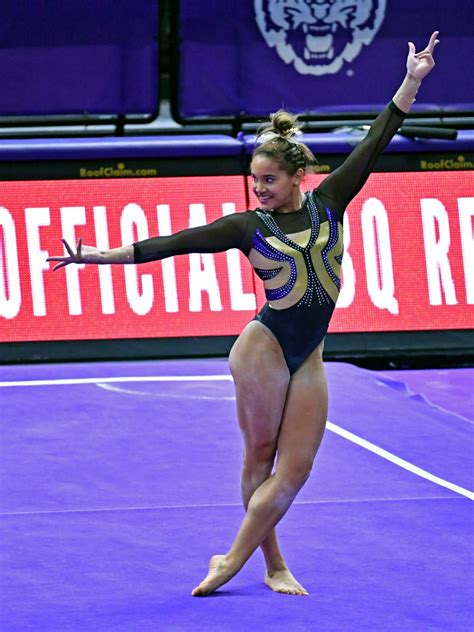 Lsu Freshman Gymnast Haleigh Bryant Front Flipping To Greatness As