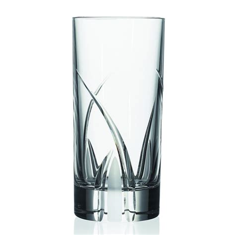 Davinci Series Crystal Grosetto Collection High Ball Glasses Set Of 4