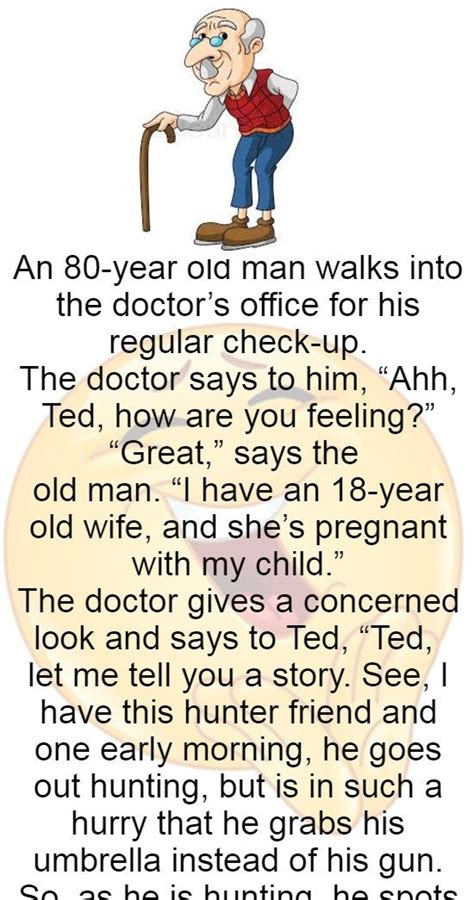 An 80 Year Old Man Walks Into The Doctors Funny Story Relationship