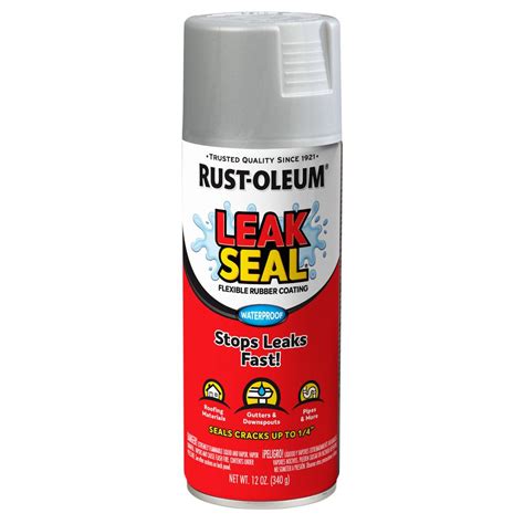 Aluminum paint spray are manufactured by the most renowned manufacturers of the world. Rust-Oleum Stops Rust 12 oz. LeakSeal Aluminum Flexible ...