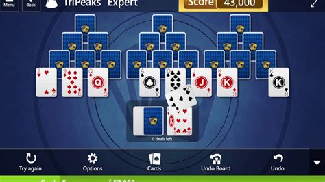 Microsoft Solitaire Collection Tripeaks Expert May 3 2017 Youtube