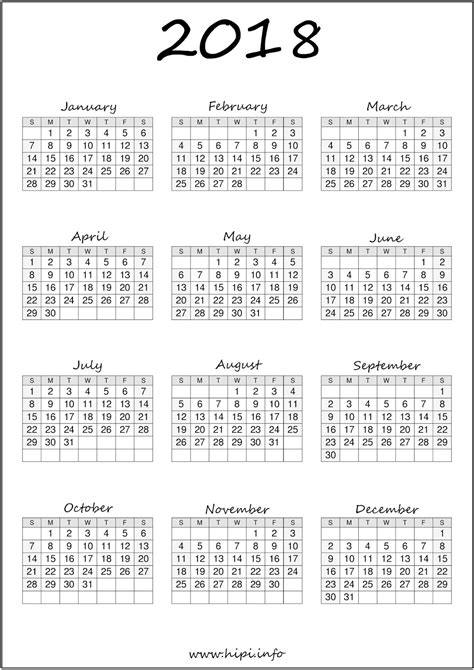 2018 Calendar Printable Free 014 1131×1600 Calendar Printables