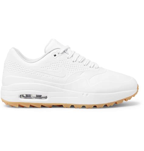 Nike Air Max 1g Coated Mesh Golf Shoes In White For Men Lyst