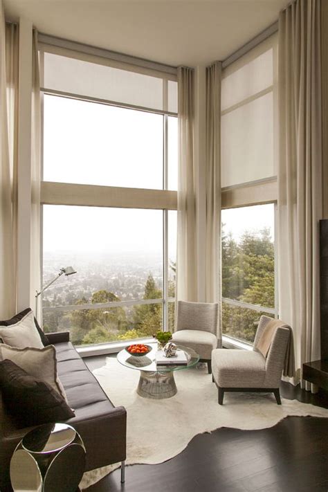 Though, the difficulty by the types of window you have. Astonishing Window Treatments for Large Windows in Living ...