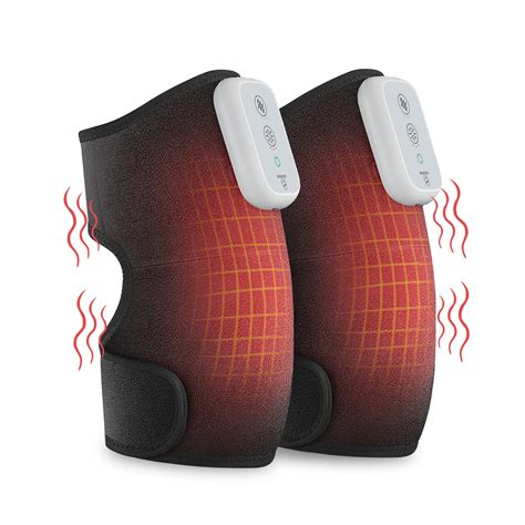 Comfier Cordless Knee Massager With Heatshoulder Heating Pad With Mas