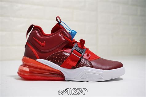 Nike Air Force 270 Red Croc Team Redgym Redwhite