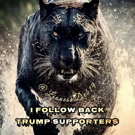 Lioness Deb On Twitter Lionessdeb19 Follows Back Trump Supporters