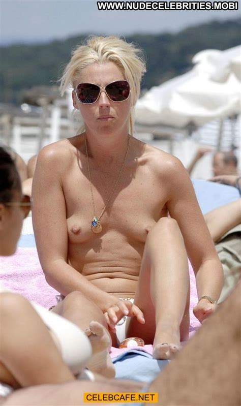 Tamara Beckwith Tits Beach Paparazzi Celebrity Babe Beautiful Nude Posing Hot