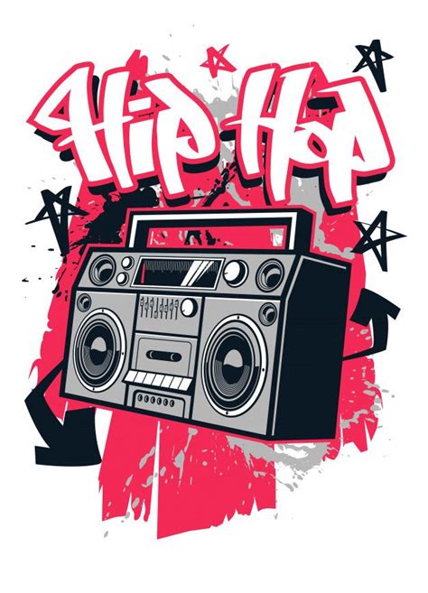 premium vector hip hop style t shirt design style hip hop graffiti art poster con