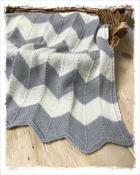 Chevron Blanket For Baby Pattern Broomfields And Co