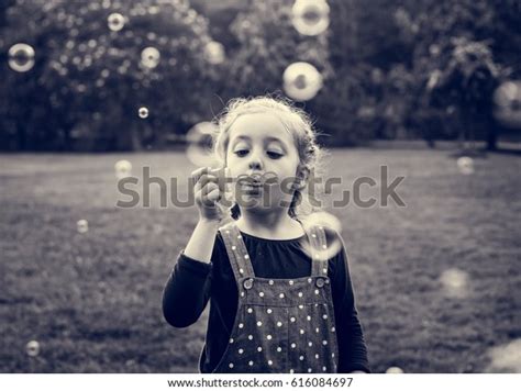 Children Playing Bubbles Park Stock Photo 616084697 Shutterstock